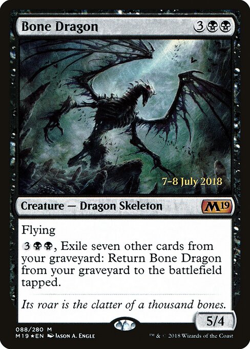 Dragão de Ossos — Core Set 2019 Promos 88s