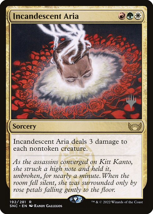 Ária Incandescente — Streets of New Capenna Promos 192p
