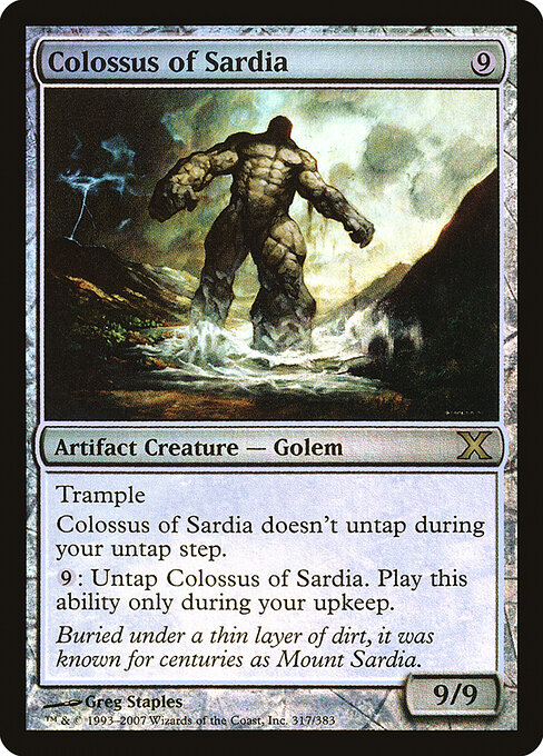 Colosso de Sardia — Tenth Edition 317★