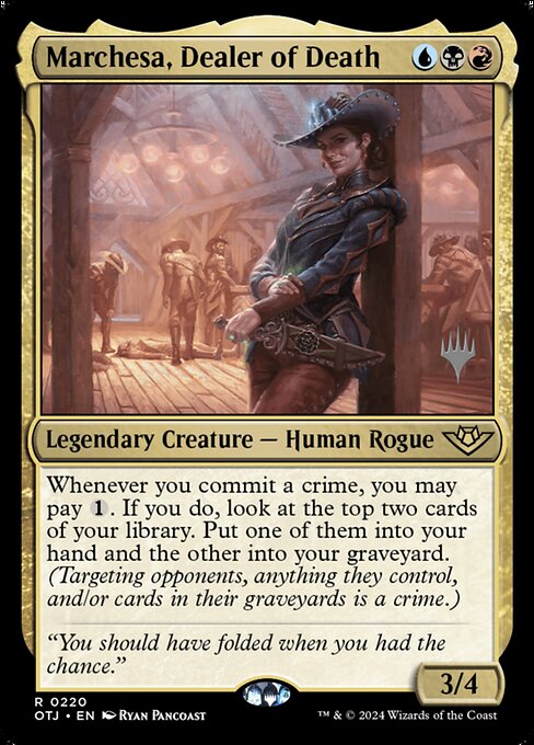 Marchesa, Mercadora da Morte — Outlaws of Thunder Junction Promos 220p