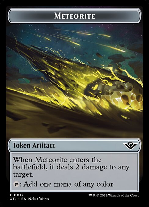 Meteorite — Outlaws of Thunder Junction Tokens 17
