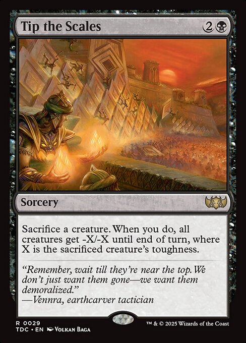 Tip the Scales — Tarkir: Dragonstorm Commander 29