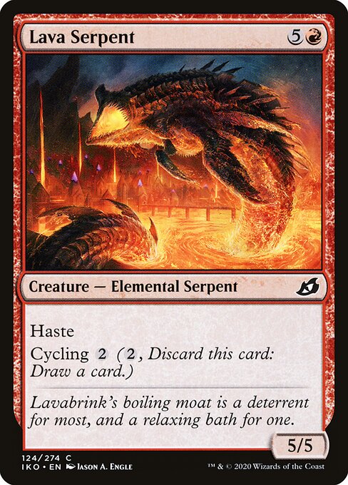 Serpente da Lava — Ikoria: Lair of Behemoths 124