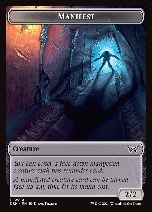 Manifest — Duskmourn: House of Horror Tokens 18