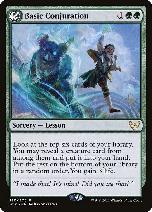 Conjuração Básica — Strixhaven: School of Mages Promos 120p