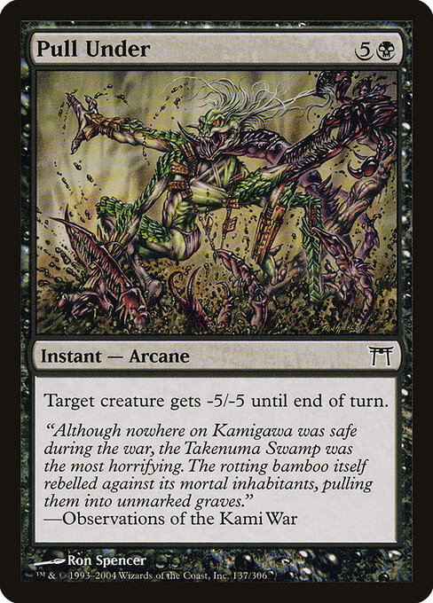 Puxar Abaixo — Champions of Kamigawa 137