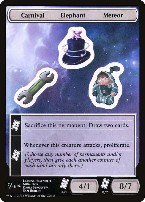 Carnival Elephant Meteor — Unfinity Sticker Sheets 7