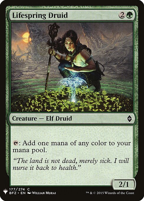 Druida da Fonte Vital — The List BFZ-177