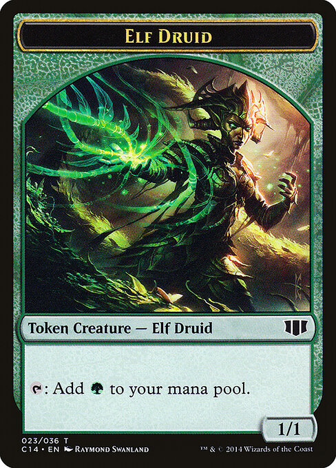 Elf Druid — Commander 2014 Tokens 23