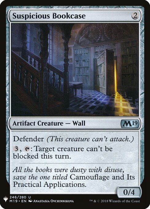 Estante Suspeita — The List M19-246