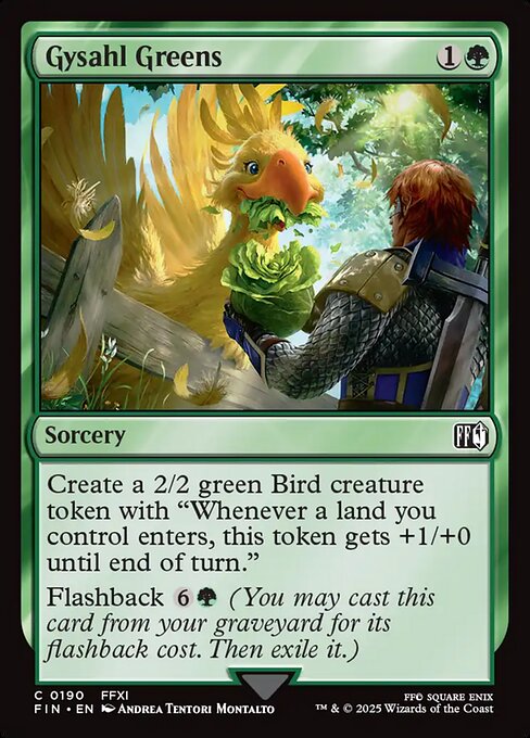 Gysahl Greens — Final Fantasy 190