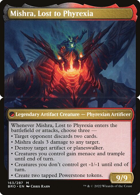 Mishra, Lost to Phyrexia — The Brothers' War 163b
