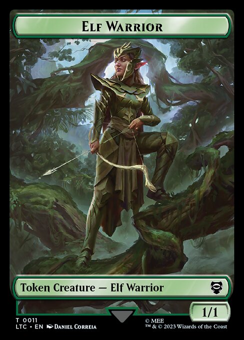 Elf Warrior — Tales of Middle-earth Commander Tokens 11