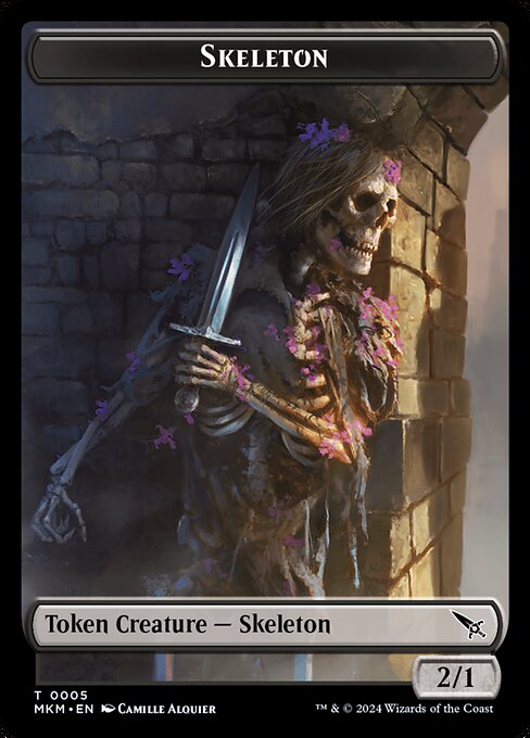 Skeleton — Murders at Karlov Manor Tokens 5