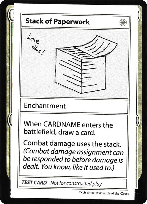 Stack of Paperwork — Mystery Booster Playtest Cards 2021 13