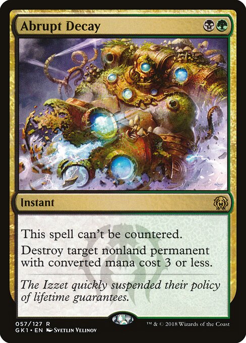 Degeneração Abrupta — GRN Guild Kit 57