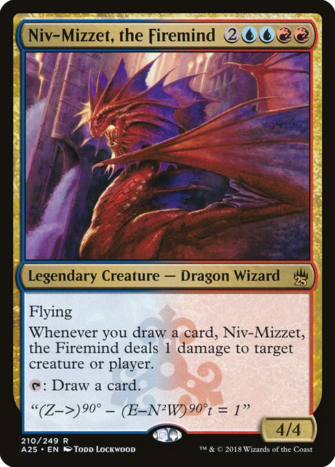 Niv-Mizzet, o Mente de Fogo — Masters 25 210