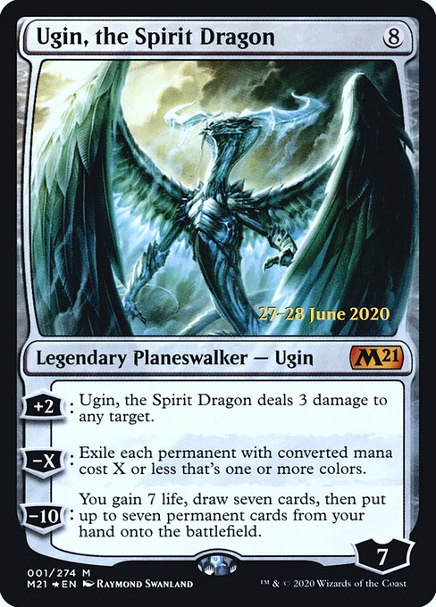 Ugin, o Dragão Espírito — Core Set 2021 Promos 1s