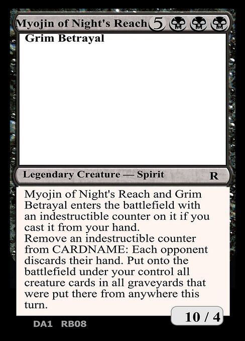 Myojin of Night's Reach and Grim Betrayal — Unknown Event RB08