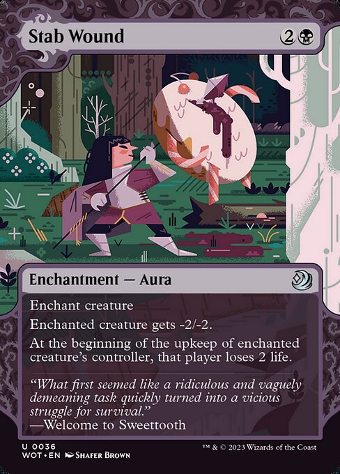 Ferimento de Estocada — Wilds of Eldraine: Enchanting Tales 36
