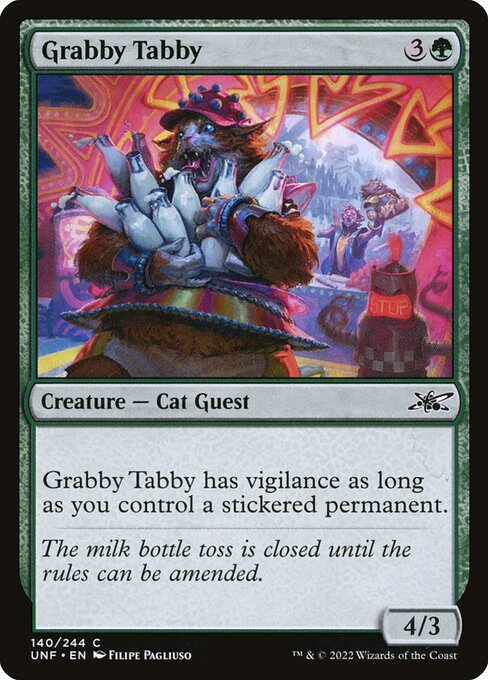 Grabby Tabby — Unfinity 140