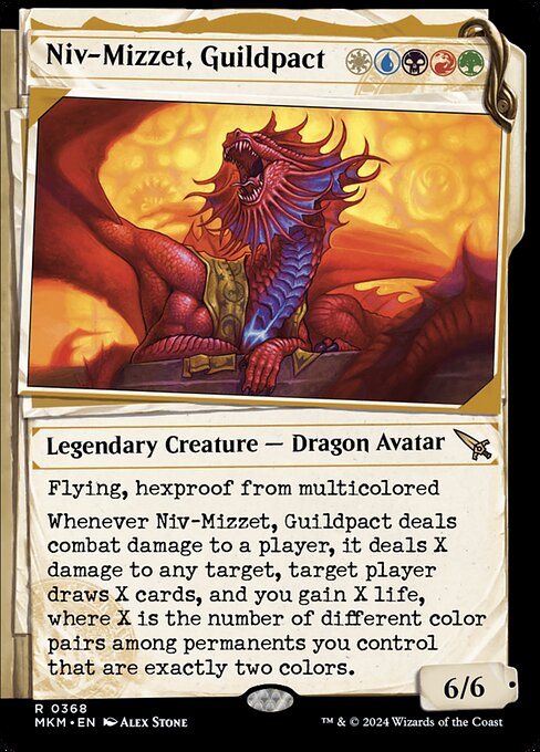 Niv-Mizzet, Pacto das Guildas — Murders at Karlov Manor 368