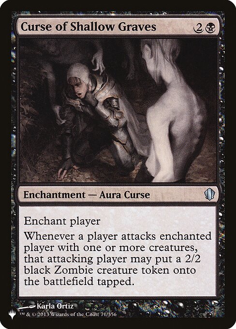 Curse of Shallow Graves — The List C13-71