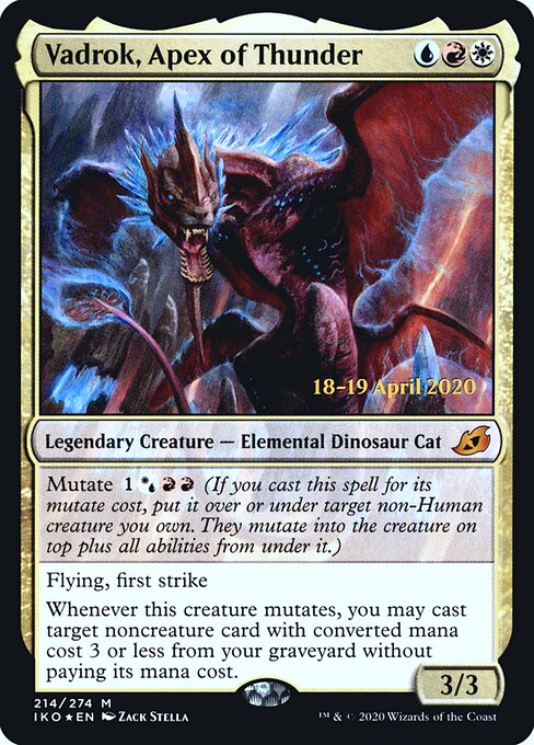 Vadrok, Ápice do Trovão — Ikoria: Lair of Behemoths Promos 214s