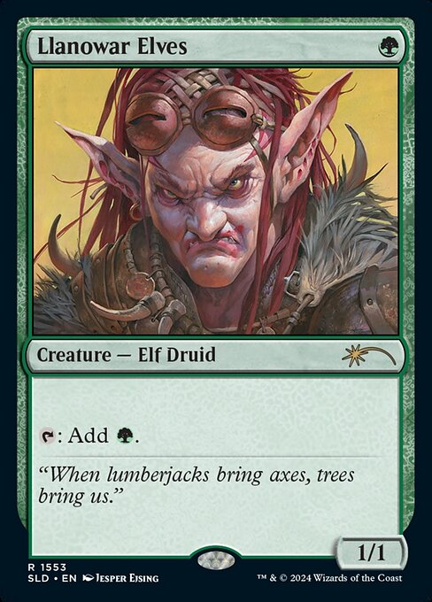 Elfos de Llanowar — Artist Series: Jesper Ejsing 1553