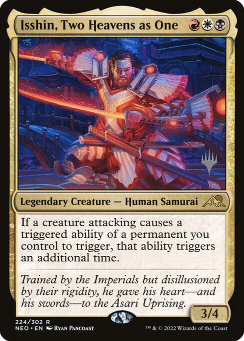 Isshin, Dois Céus em Um — Kamigawa: Neon Dynasty Promos 224p