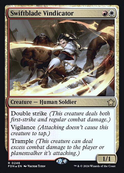 Vingadora Espada Veloz — Foundations Promos 246s