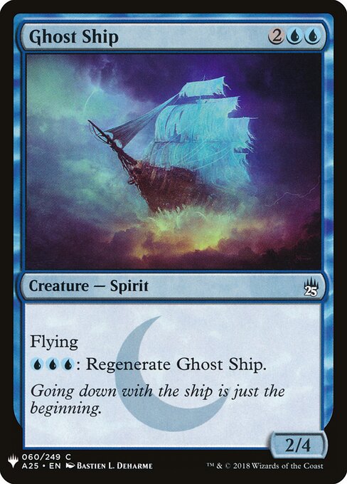 Navio Fantasma — The List A25-60
