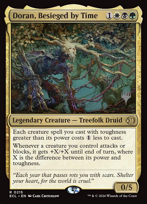 Doran, Besieged by Time — Lorwyn Eclipsed Promos 215p