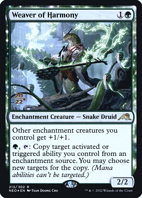 Tecelã da Harmonia — Kamigawa: Neon Dynasty Promos 213s