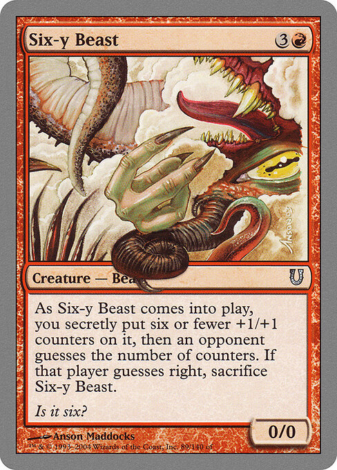 Six-y Beast — Unhinged 89