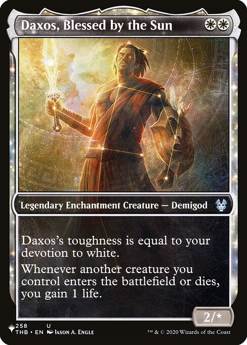 Daxos, Abençoado pelo Sol — The List THB-258