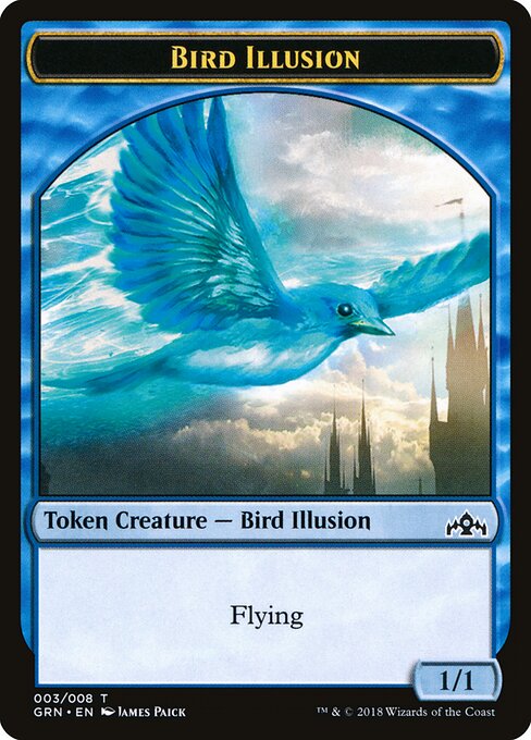Bird Illusion — Guilds of Ravnica Tokens 3