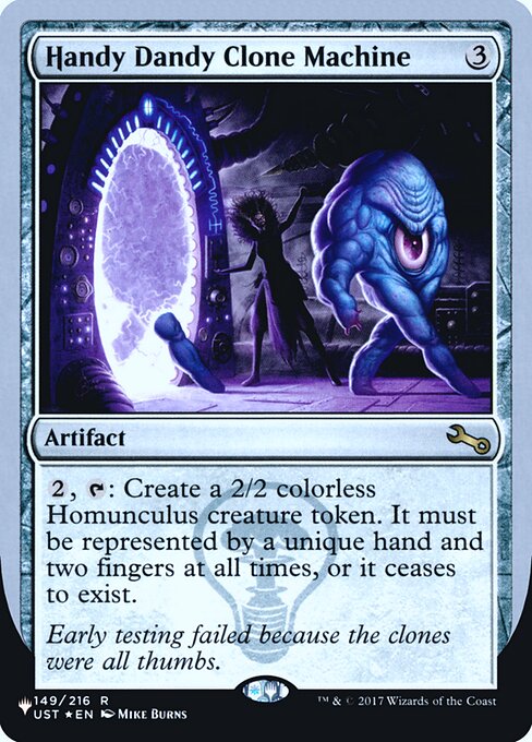 Handy Dandy Clone Machine — The List (Unfinity Foil Edition) 57