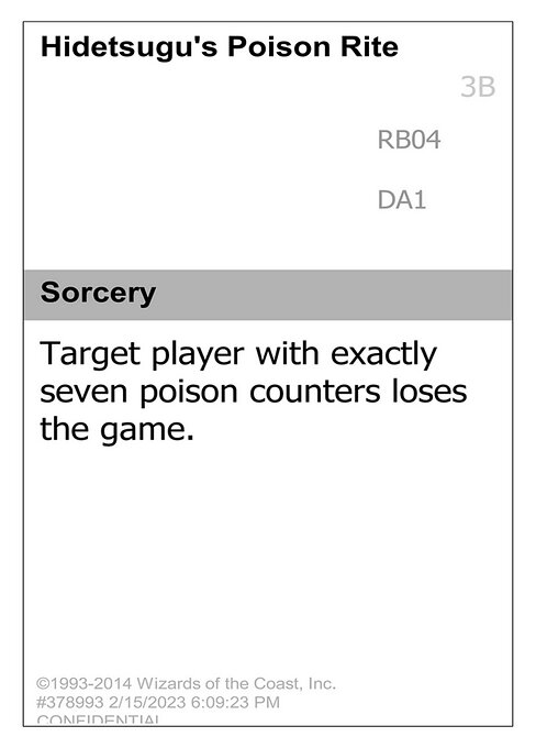 Hidetsugu's Poison Rite — Unknown Event RB04a