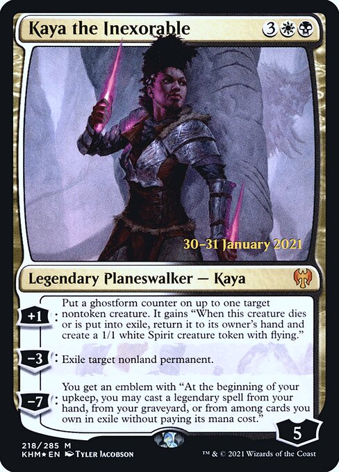 Kaya, a Inexorável — Kaldheim Promos 218s