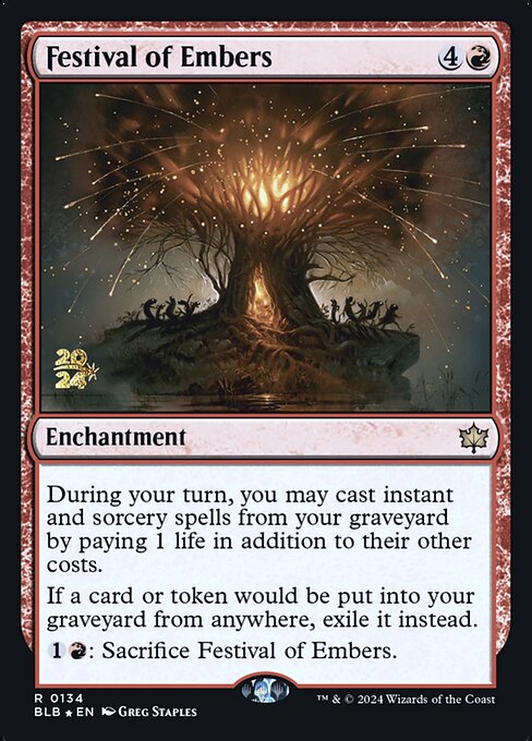 Festival of Embers — Bloomburrow Promos 134s