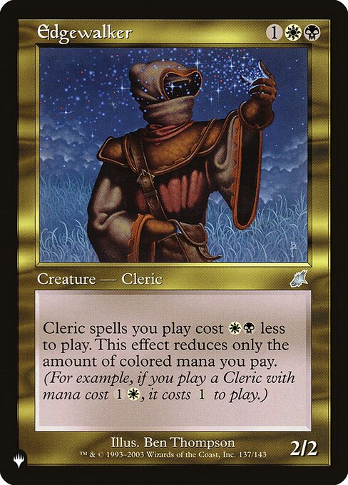 Caminhante do Gume — The List SCG-137