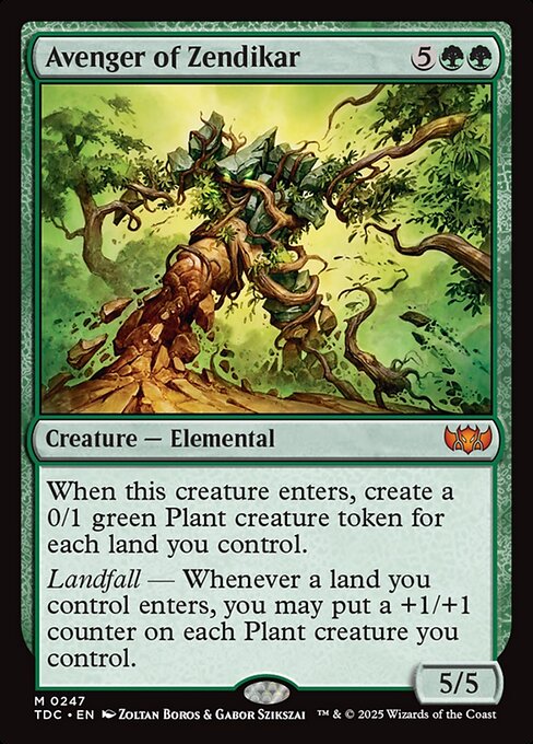Vingador de Zendikar — Tarkir: Dragonstorm Commander 247