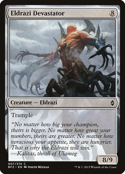 Devastador Eldrazi — Battle for Zendikar 7