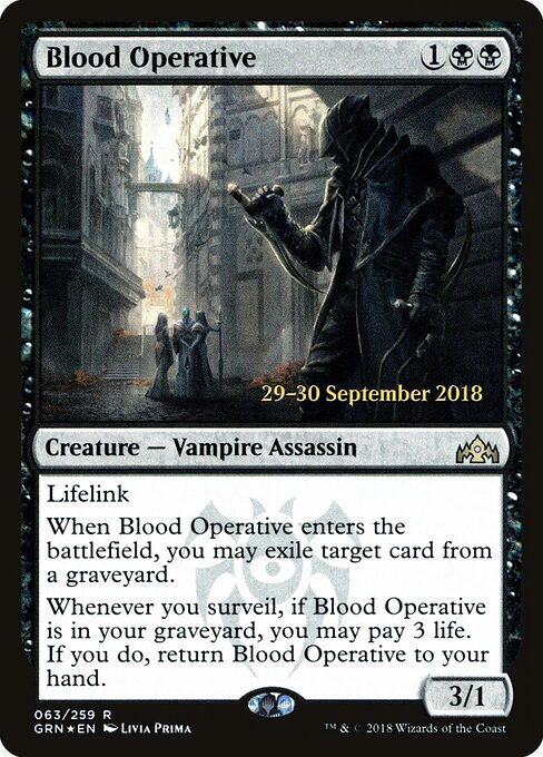 Agente Sanguinário — Guilds of Ravnica Promos 63s