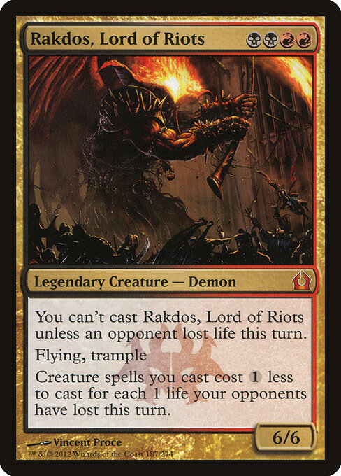 Rakdos, Senhor dos Tumultos — Return to Ravnica 187