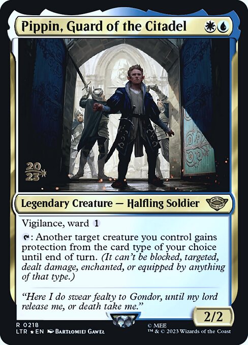 Pippin, Guarda da Cidadela — Tales of Middle-earth Promos 218s