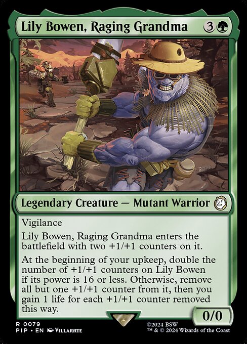 Lily Bowen, Raging Grandma — Fallout 79