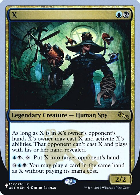 X — The List (Unfinity Foil Edition) 53
