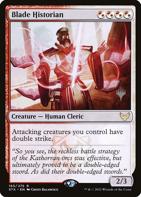 Historiador das Lâminas — Strixhaven: School of Mages Promos 165p